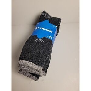 COLUMBIA Mens‎ Mid-Calf Moisture Control Arch Support Crew 4-Pack Socks 6-12